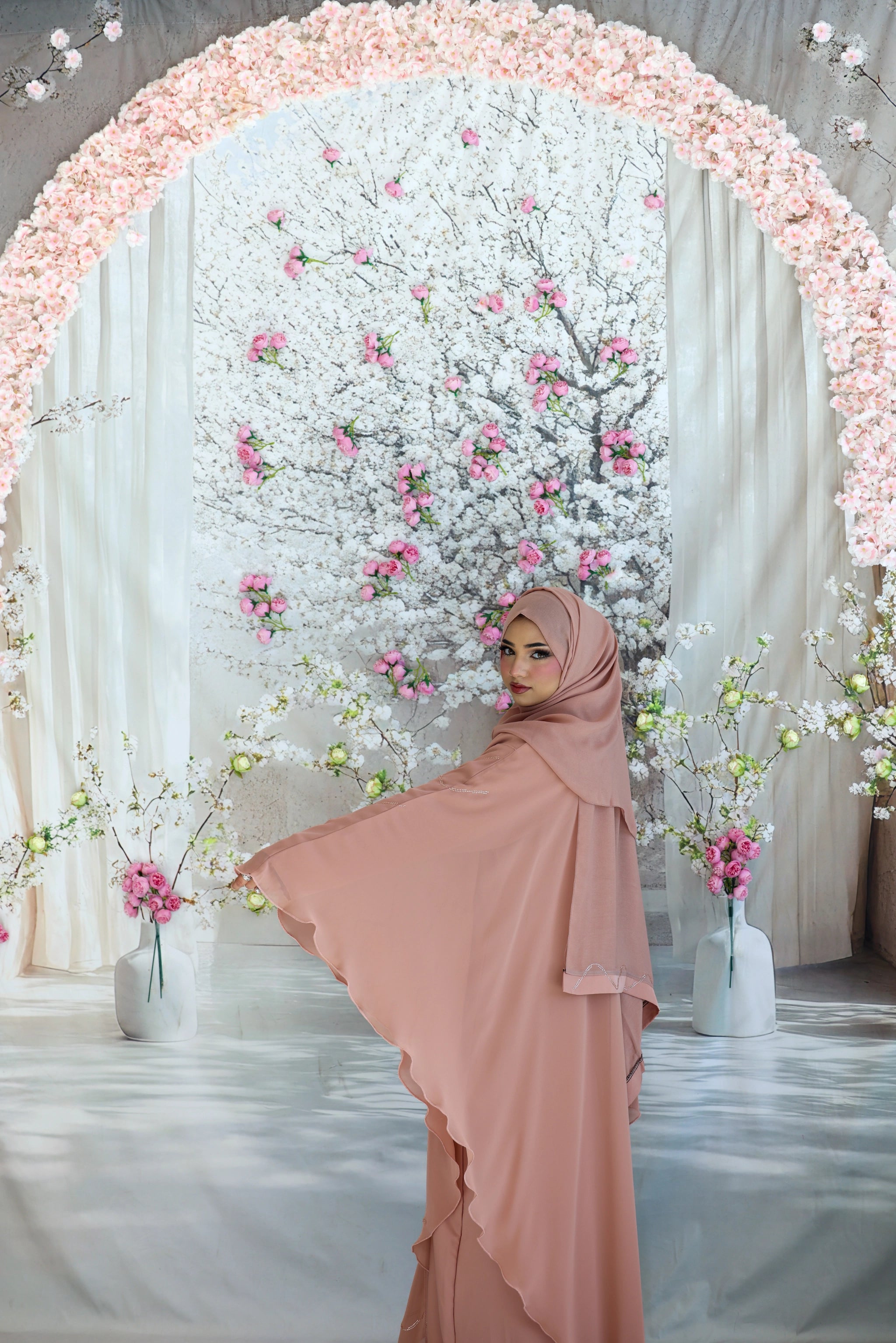 Humaaya Luxe Butterfly Abaya