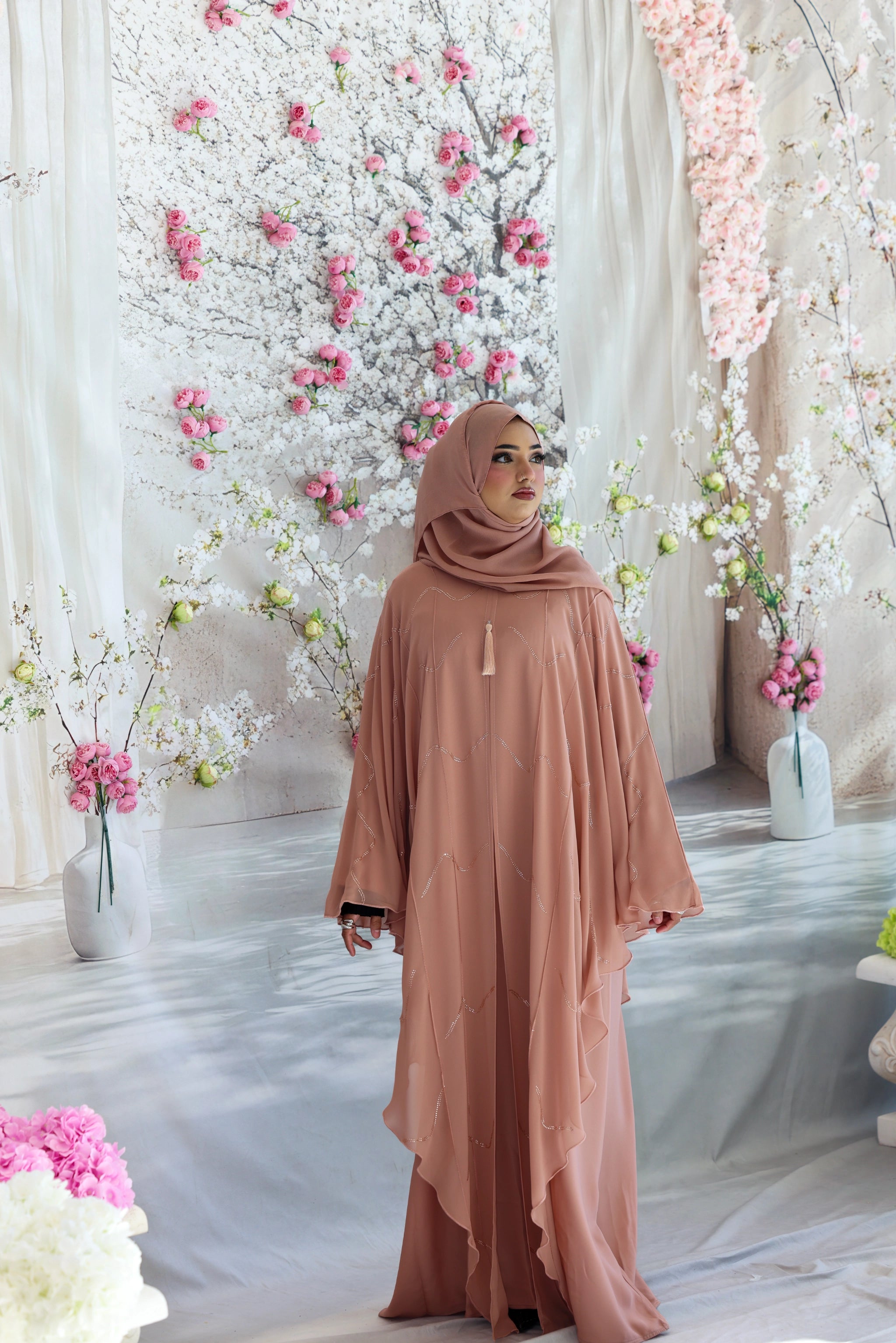 Humaaya Luxe Butterfly Abaya