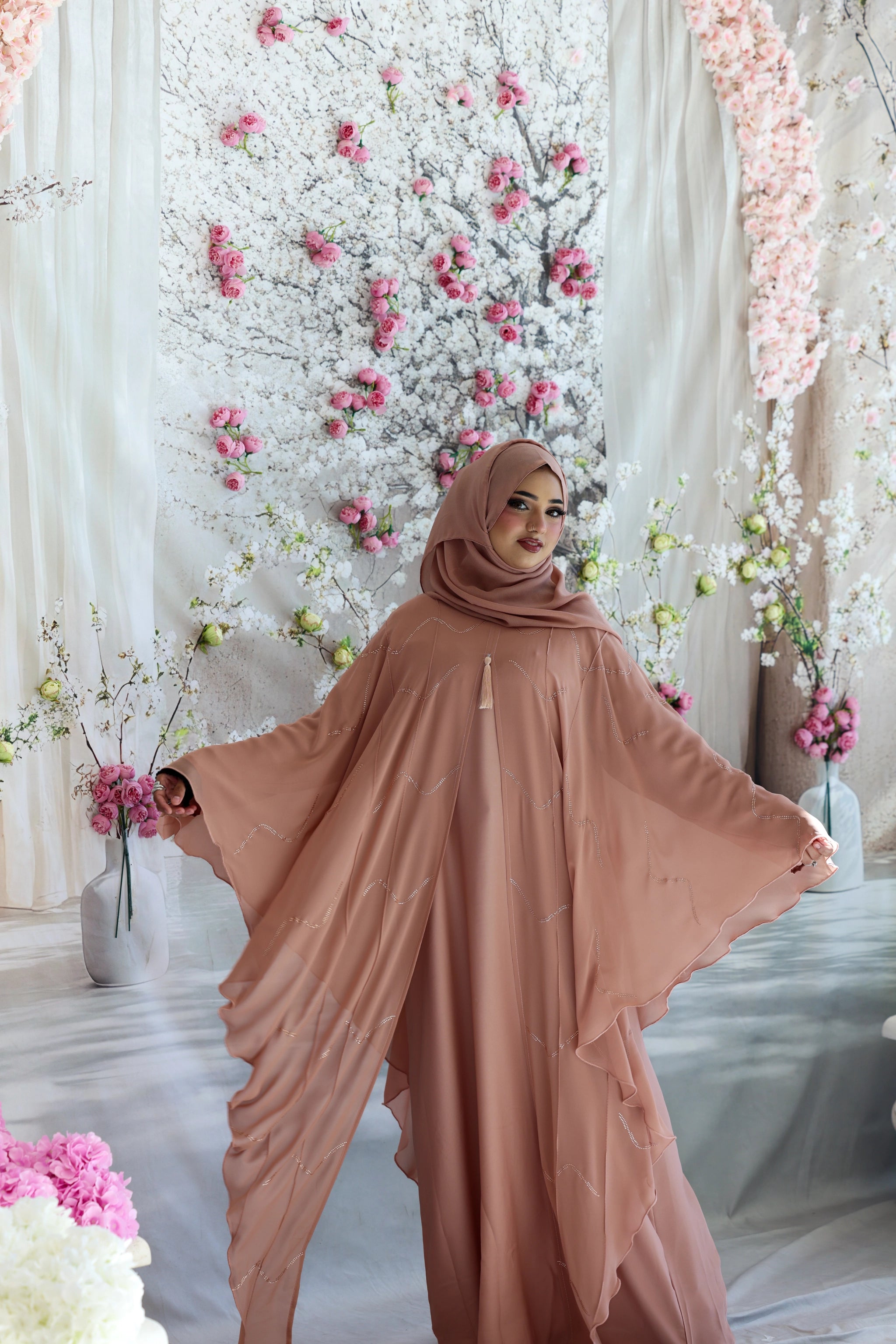 Humaaya Luxe Butterfly Abaya