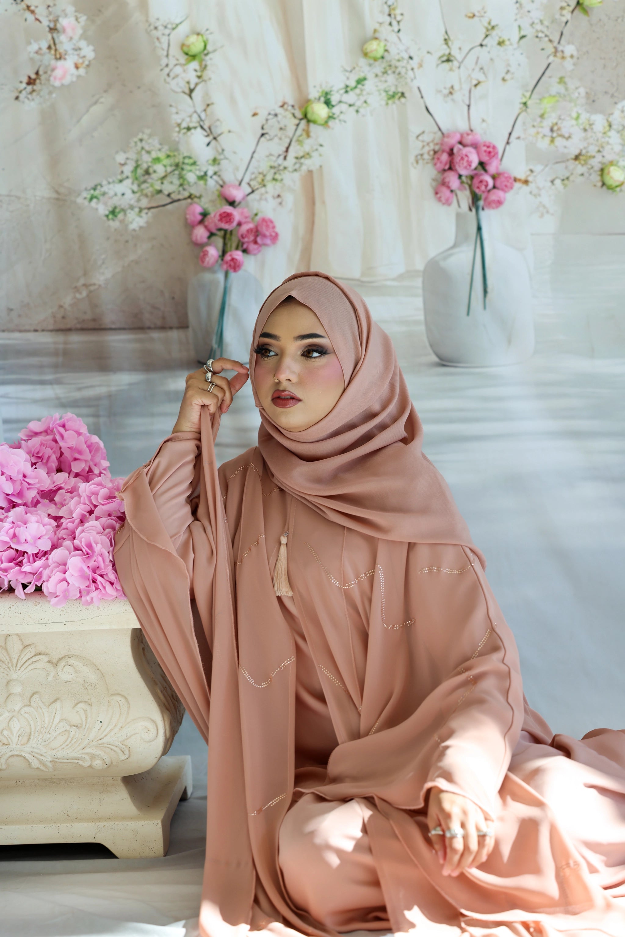 Humaaya Luxe Butterfly Abaya