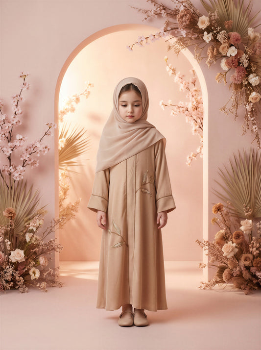 Noor Sand Kids Abaya