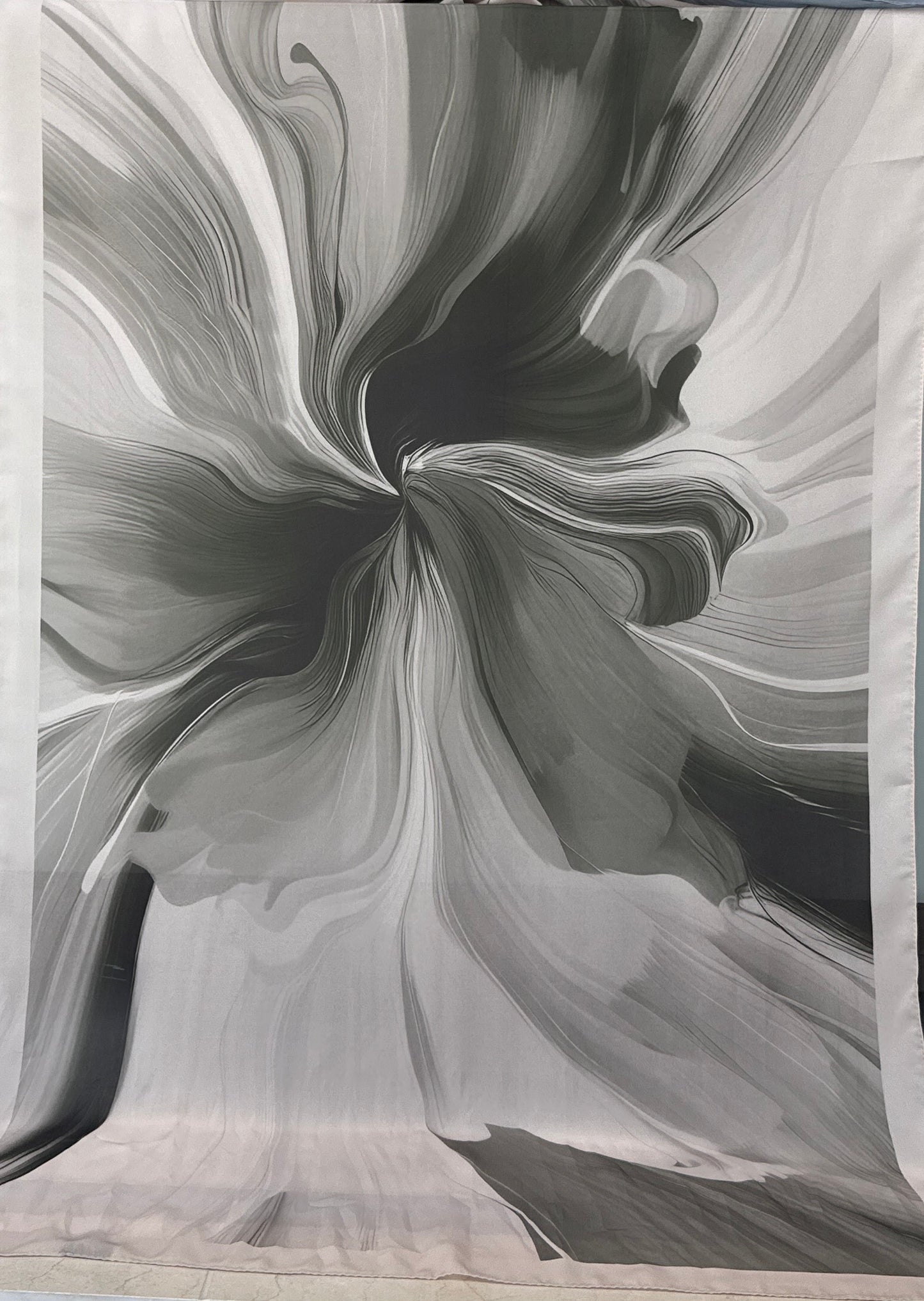 Ethereal Flow Premium Digital Chiffon Hijab