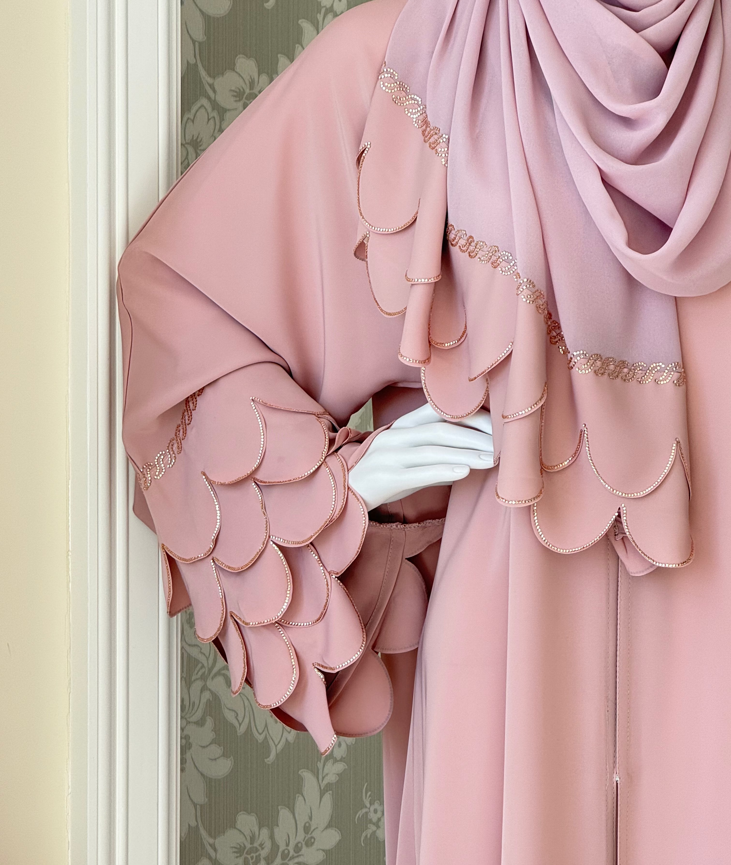 Rose Petal Abaya