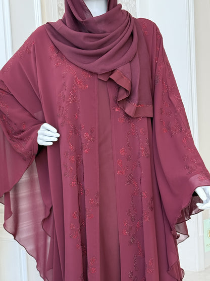 Ruby Bloom Butterfly Kaftan
