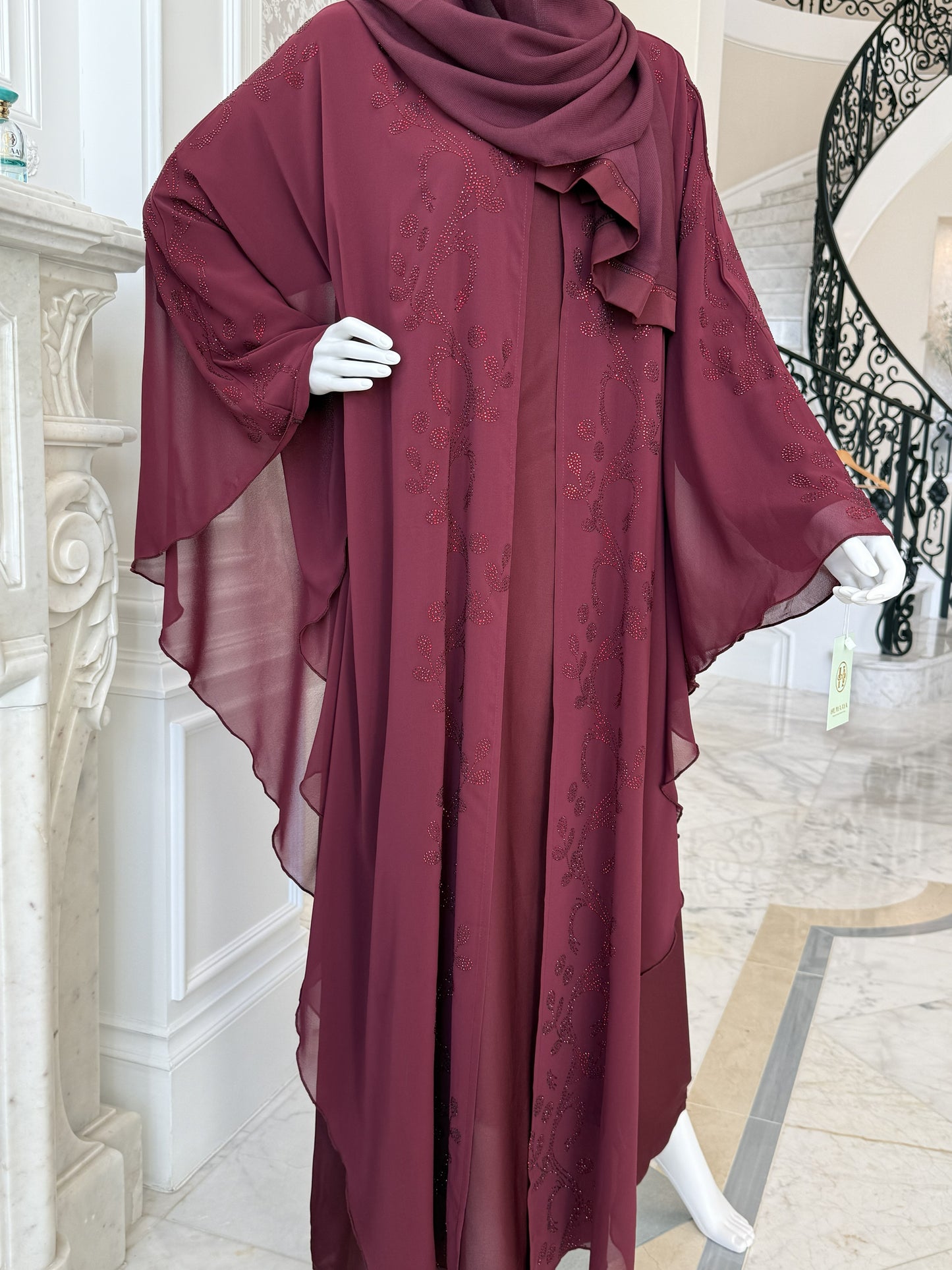 Ruby Bloom Butterfly Kaftan