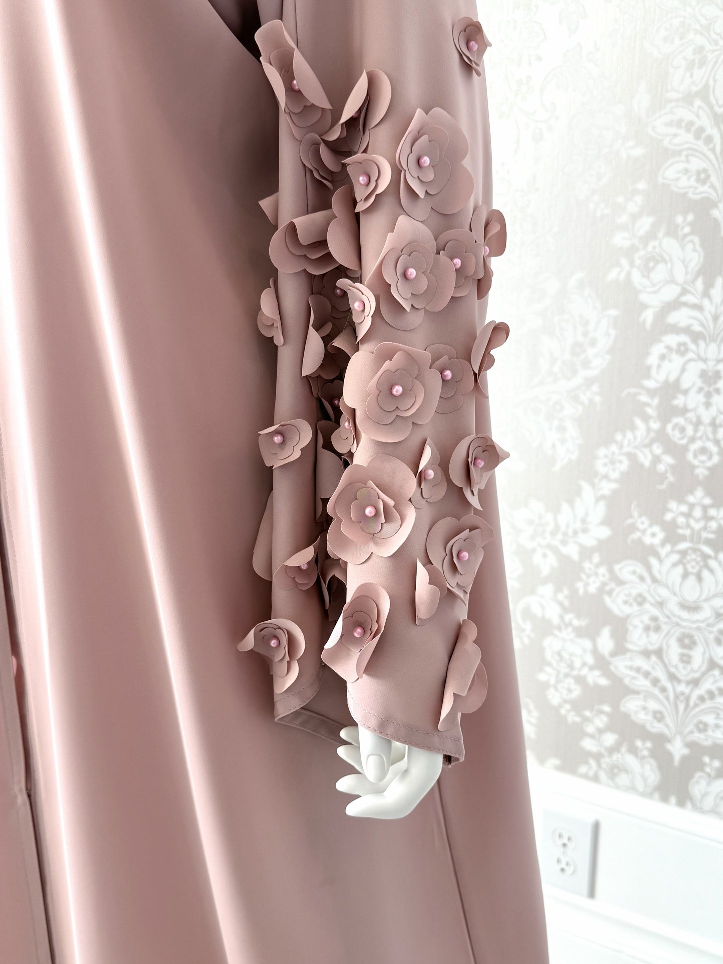 Blush Bloom Abaya