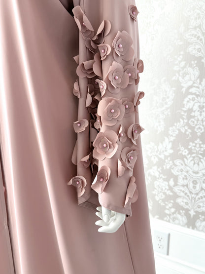 Blush Bloom Abaya