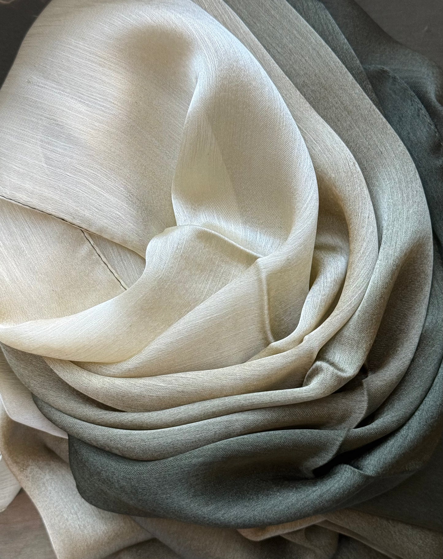 Sand to Shadow Silk Hijab