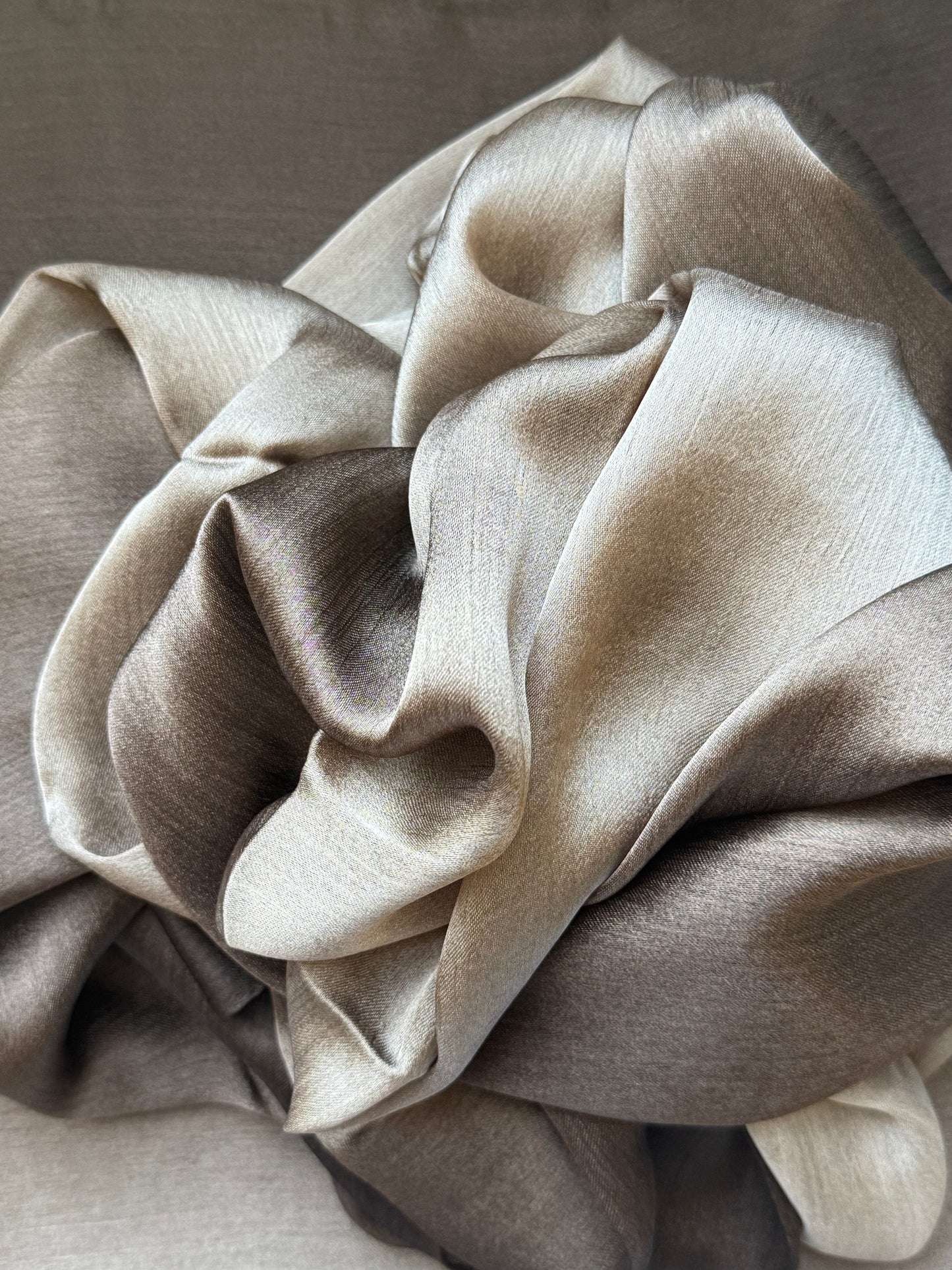 Sand to Shadow Silk Hijab