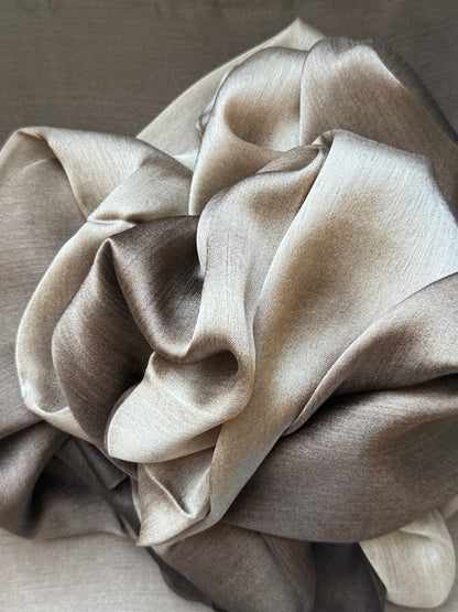 Sand to Shadow Silk Hijab