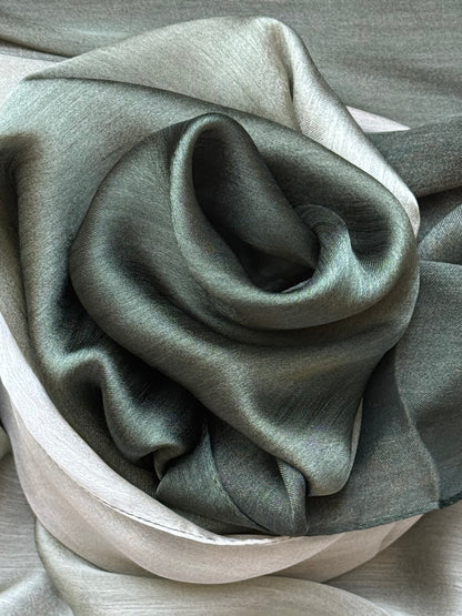 Sand to Shadow Silk Hijab