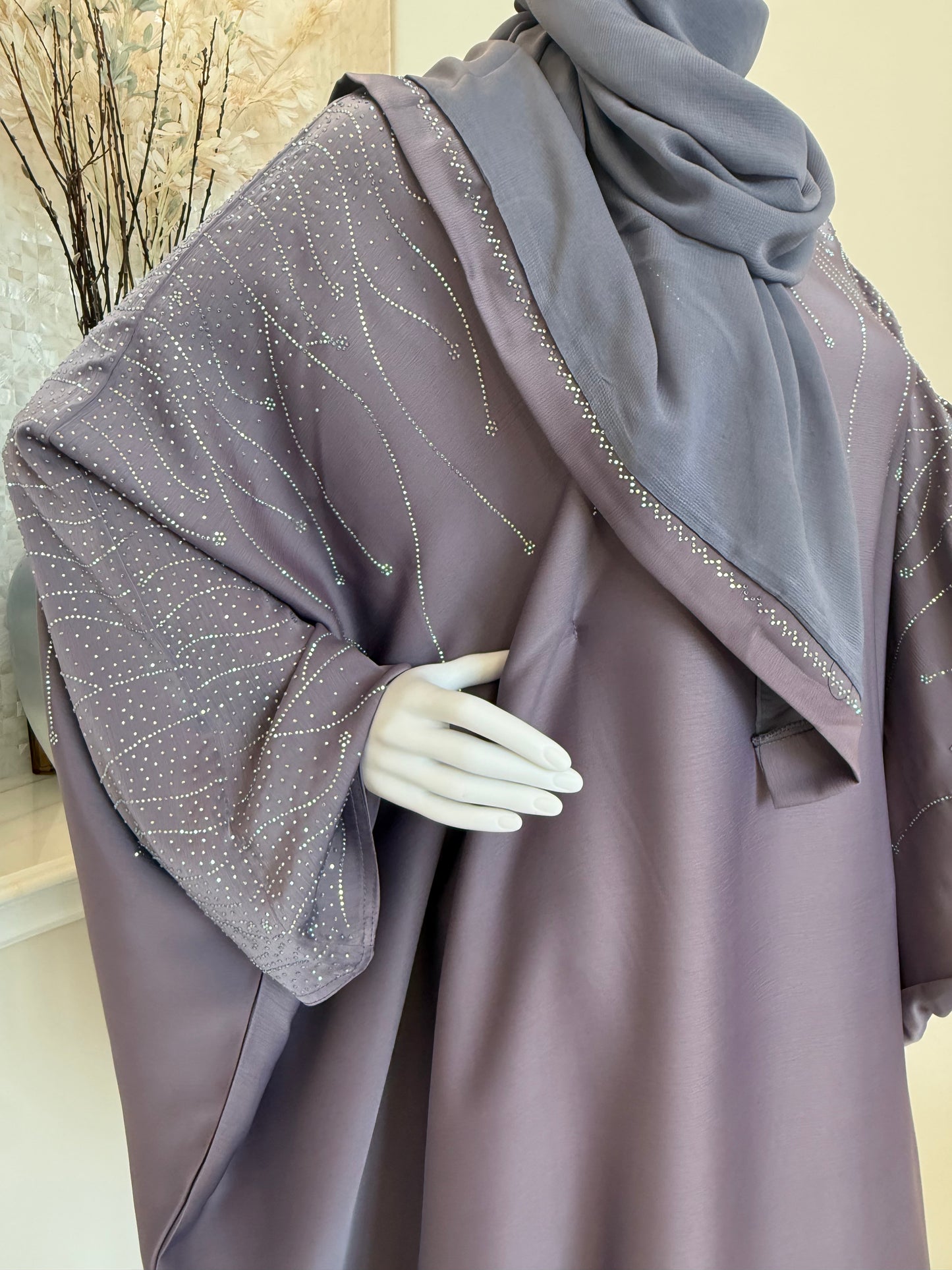 Taupe Minimal Luxe Abaya
