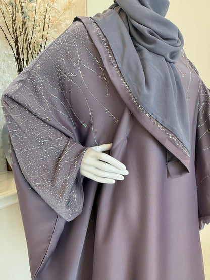 Taupe Minimal Luxe Abaya