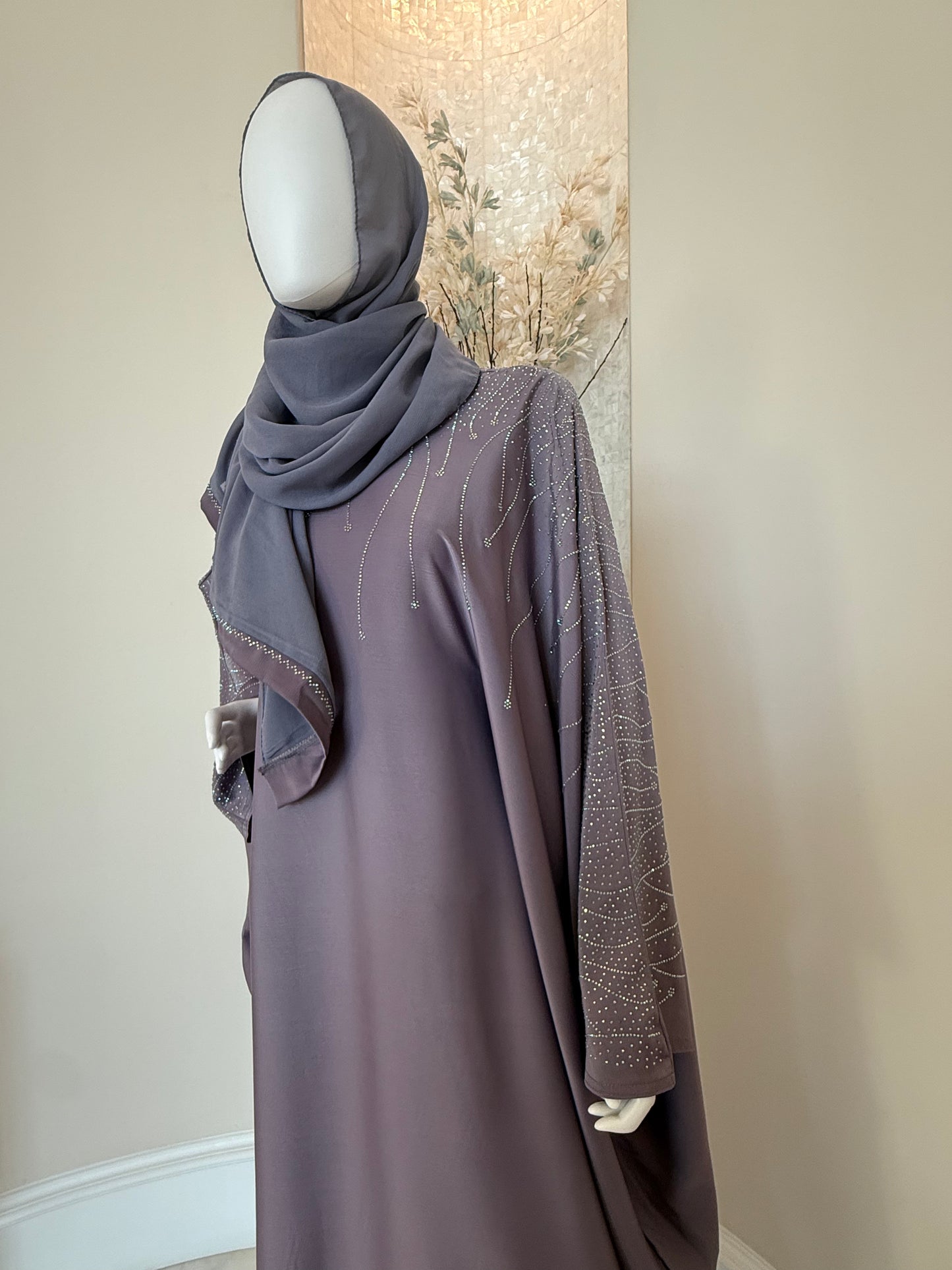 Taupe Minimal Luxe Abaya