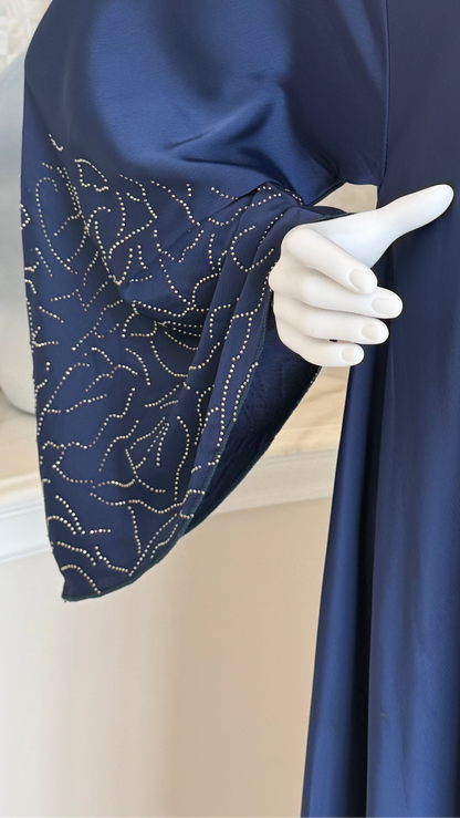 Royal Indigo Luxe Abaya