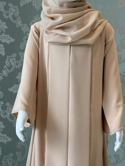 Sahara Beige Classic Kids Abaya