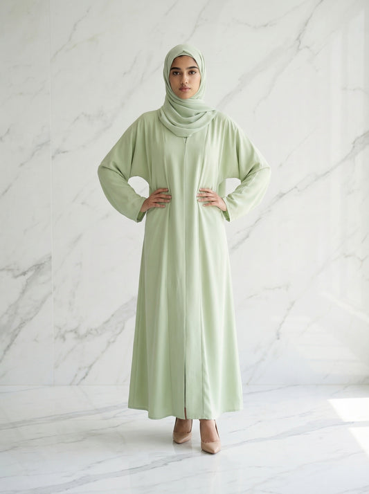 Mint Mist Classic Flow Abaya