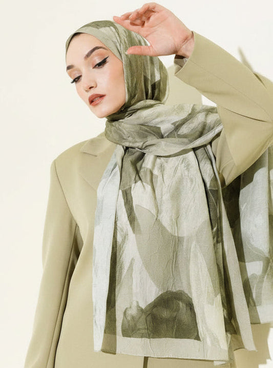 Bamboo Cotton Printed Hijab
