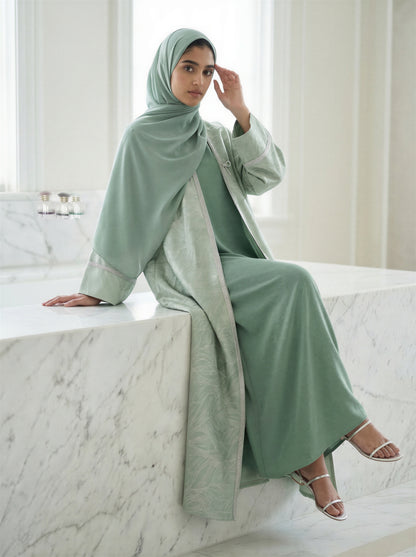 Whisper Mint Abaya