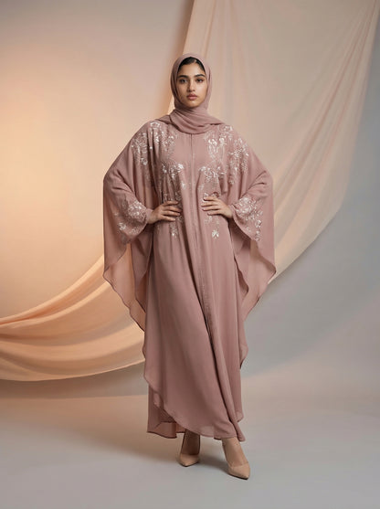 Blush Bloom Butterfly Kaftan