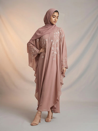 Blush Bloom Butterfly Kaftan