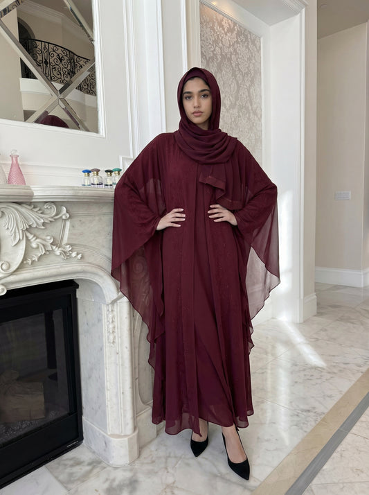 Ruby Bloom Butterfly Kaftan