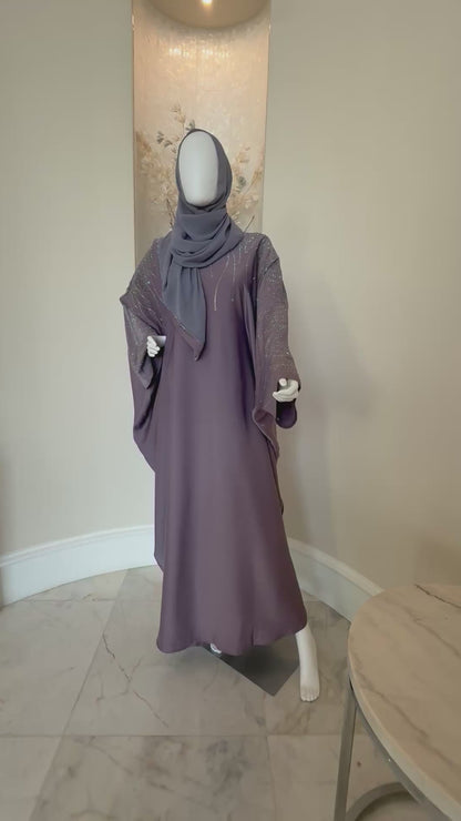 Taupe Minimal Luxe Abaya