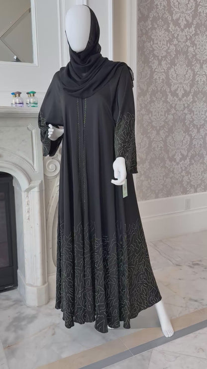 Midnight Starlight Abaya
